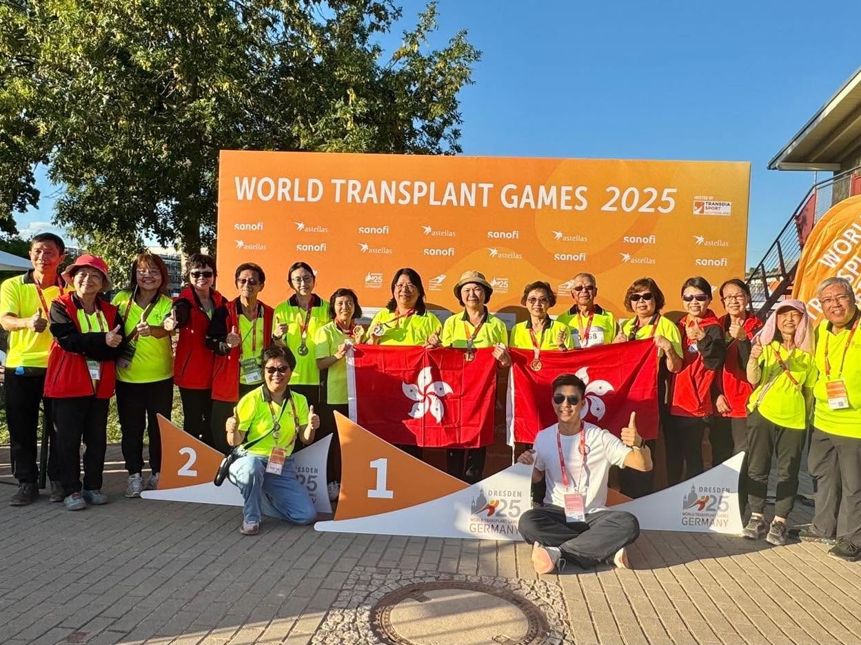 第二十五屆世界移植運動會 德國 2025 獎牌榜